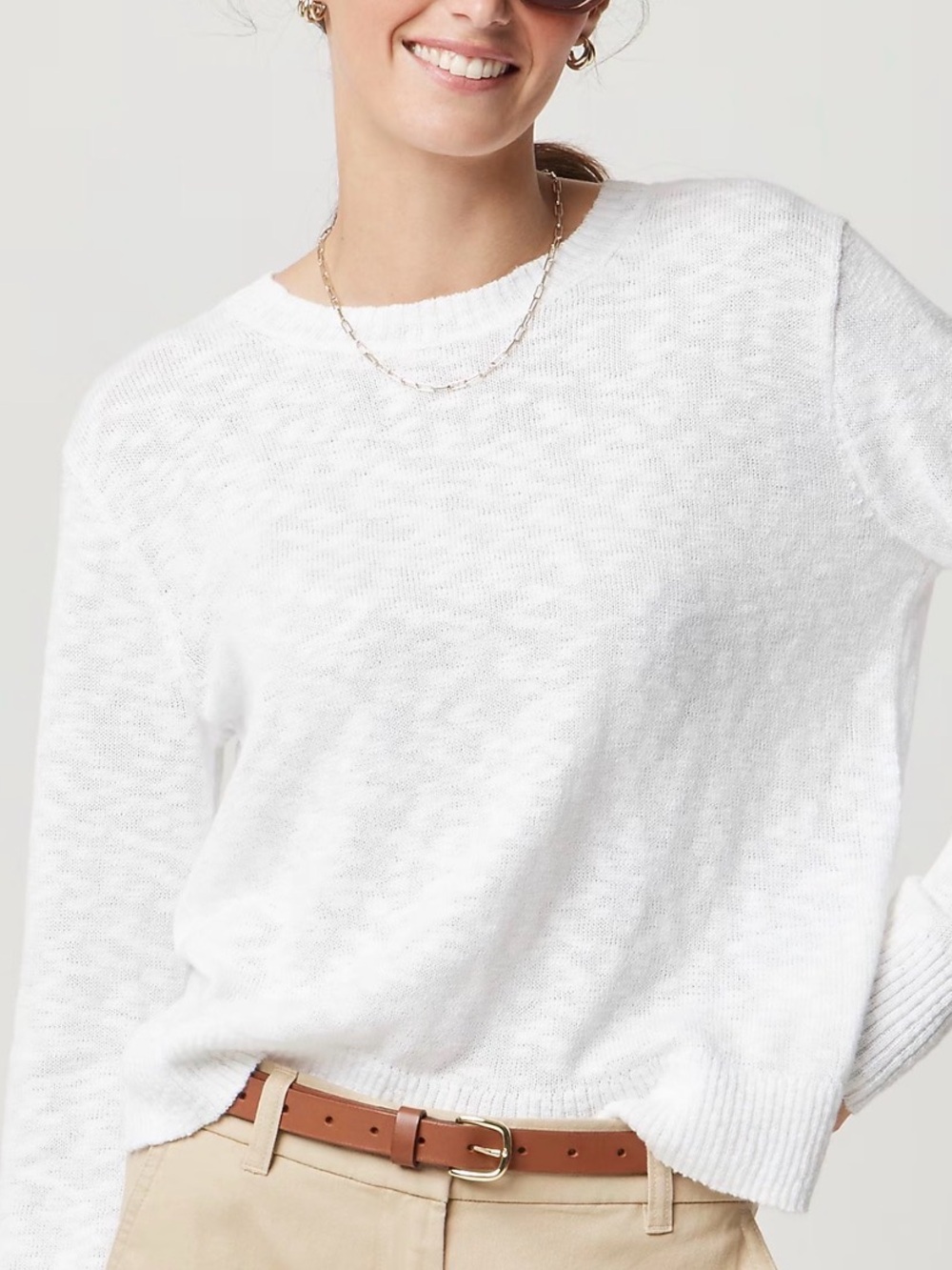 New! J. Crew Crewneck beach sweater